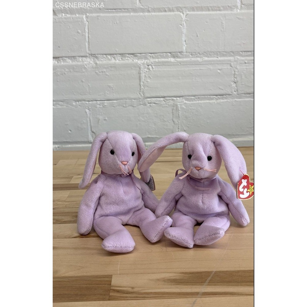 Ty FLOPPITY Beanie Baby Easter Bunny Rabbit Plush Stuffed Animal‎